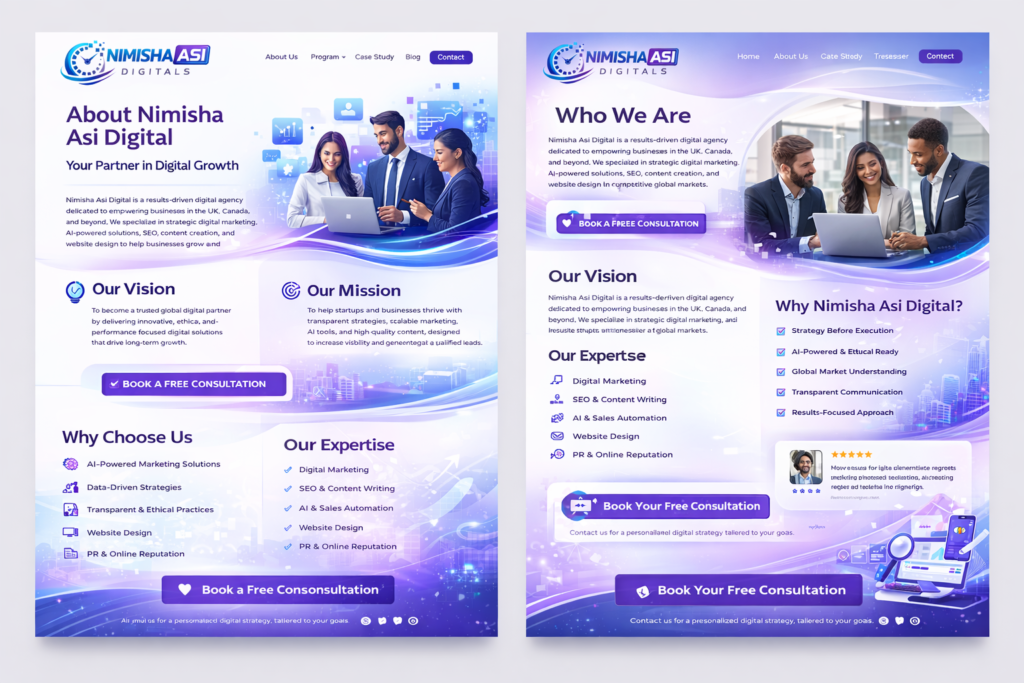 about us Nimisha ASI Digitals